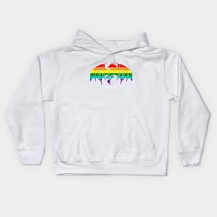 Gay Pride Dragon Kids Hoodie